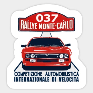 rally racing historic Sticker